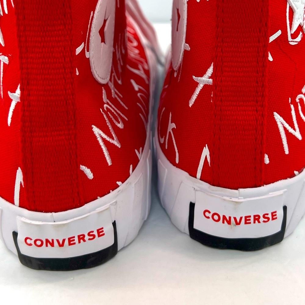 ⭐️CONVERSE 💯 “NOT A CHUCK”, RED, UNISEX MEN’S 9, WOMEN’S 11, HIGH TOP SNEAKERS - Picture 8 of 14